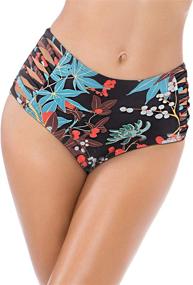 img 1 attached to 👙 RELLECIGA Women's High-Waisted Bikini Bottom - Women's Clothing for Swimsuits and Cover Ups