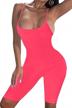 sizzle in style: gobles women's sleeveless bodycon jumpsuits with adjustable straps logo