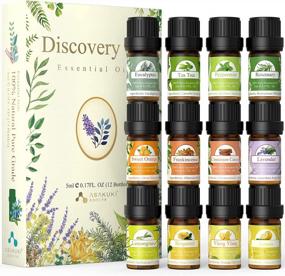 img 4 attached to 12-Piece Essential Oil Set - Eucalyptus, Tea Tree, Peppermint & More!