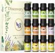 12-piece essential oil set - eucalyptus, tea tree, peppermint & more! logo