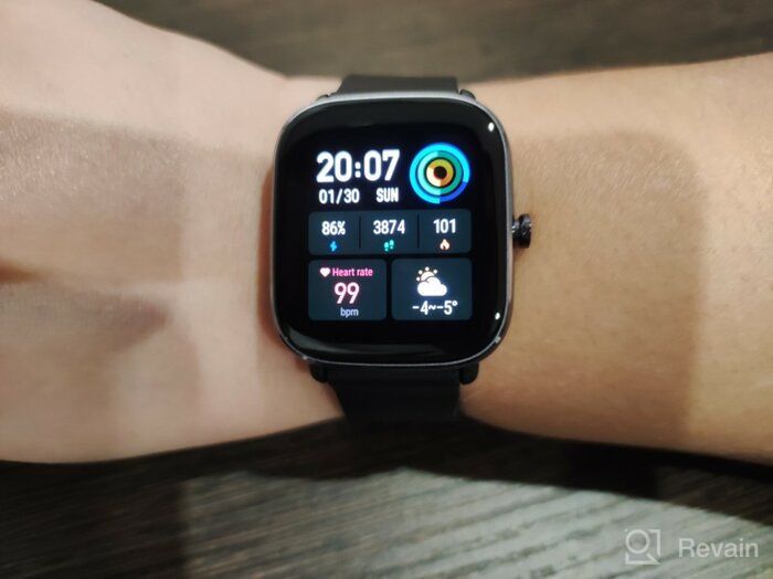 img 1 attached to Amazfit GTS 2 Mini: GPS Smart Watch and Fitness Tracker with Alexa, 14-Day Battery Life, 70+ Sports Modes, and More review by Zia Hoon ᠌