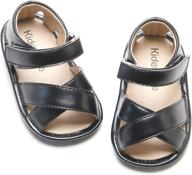 👶 adorable kiderence baby girls sandals: perfect first toddler sandals for girls logo