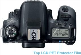 img 3 attached to (2 упаковки) Защитная пленка для экрана из закаленного стекла Canon EOS 77D, оптическая пленка Poyiccot, твердость 9H, ультратонкая камера DSLR 0,3 мм, закаленное стекло с верхней защитной пленкой для ЖК-экрана из ПЭТ для Canon 77D