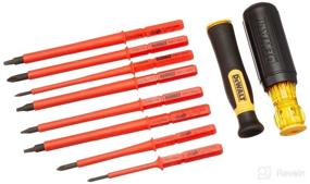 img 3 attached to 🔧 DEWALT 10-Piece Insulated Screwdriver Set with Vinyl Grip (DWHT66417)