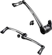 🔧 enhance your harley touring flh flt with set brake arm peg pedal: front rear shift levers shifter pegs for 2014-2019 models логотип