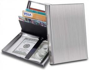 img 4 attached to RFID-Protected Credit Card Holder & Money Clip Wallet For Men & Women | EASTNIGHTS