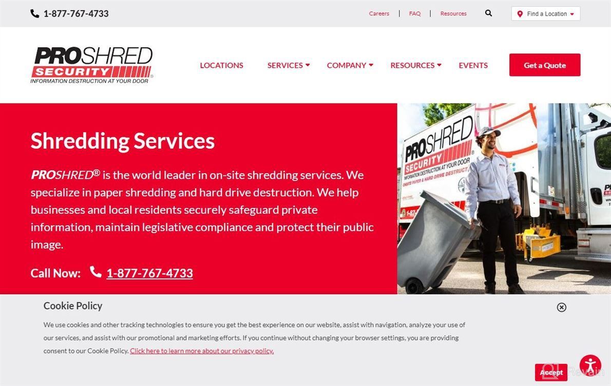 img 1 attached to Professional Shredding Corporation review by Tyrone Lyons