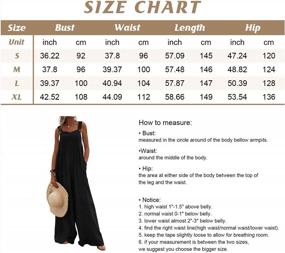 img 1 attached to Get The Perfect Casual Look With Chouyatou Women'S Wide Leg Bib Overalls Jumpsuit With Pockets