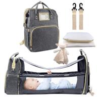 diaper backpack including premium blanket logo