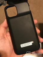img 1 attached to Smiphee Portable Battery Case For IPhone 11 Pro - 4800MAh Rechargeable Charger Case For Extended Phone Life In Black review by Dennis Brinson