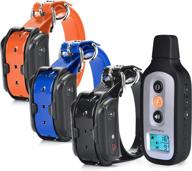 🐶 petspy xpro 3: advanced 3 dog training shock collar with 1000 yards range, vibration, electric shock, beep & waterproof remote trainer for small to large dogs логотип