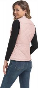 img 1 attached to 2023 Upgraded Women'S Stand Collar Lightweight Quilted Vest W/ Inner Pocket - LONGKING