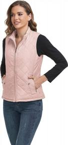 img 2 attached to 2023 Upgraded Women'S Stand Collar Lightweight Quilted Vest W/ Inner Pocket - LONGKING