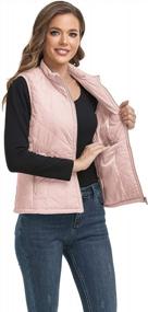 img 3 attached to 2023 Upgraded Women'S Stand Collar Lightweight Quilted Vest W/ Inner Pocket - LONGKING