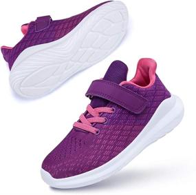 img 4 attached to ALLY BELLY Sneakers Lightweight Numeric_1 Girls' Shoes at Athletic
