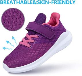 img 1 attached to ALLY BELLY Sneakers Lightweight Numeric_1 Girls' Shoes at Athletic