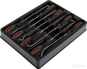 img 1 attached to 🛠️ GearWrench Long Hook & Pick Set - 84010: 8-Piece Professional Tool Kit