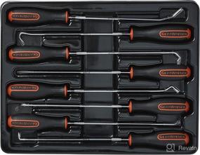 img 2 attached to 🛠️ GearWrench Long Hook & Pick Set - 84010: 8-Piece Professional Tool Kit