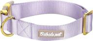 🐶 babole dog collars: adjustable nylon pet collars with safety metal buckle, soft and comfortable for small, medium, and large dogs logo