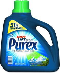 img 1 attached to 🌿 Purex Mountain Breeze Liquid Laundry Detergent - 150 OZ, 115 Loads (Pack of 4)