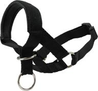 black head collar halter for dogs - available in 6 sizes logo