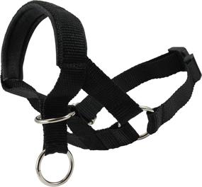 img 4 attached to Black Head Collar Halter for Dogs - Available in 6 Sizes