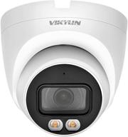 усовершенствованная полноцветная камера наблюдения ночного видения с записью poe и microsd - объектив vd-2t49-as 2,8 мм, встроенный микрофон, наружная сетевая камера безопасности ip67 для совместимости с dahua логотип