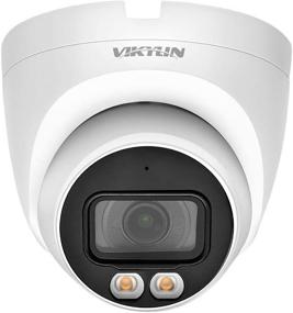 img 4 attached to Усовершенствованная полноцветная камера наблюдения ночного видения с записью POE и MicroSD - объектив VD-2T49-AS 2,8 мм, встроенный микрофон, наружная сетевая камера безопасности IP67 для совместимости с Dahua