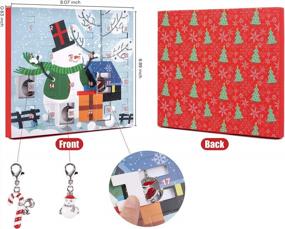 img 1 attached to Обратный отсчет до Рождества с набором рождественских календарей RECUTMS DIY Ornament - 24PCS