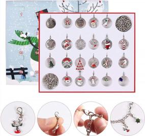 img 2 attached to Обратный отсчет до Рождества с набором рождественских календарей RECUTMS DIY Ornament - 24PCS