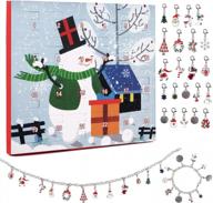 обратный отсчет до рождества с набором рождественских календарей recutms diy ornament - 24pcs логотип