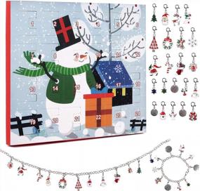 img 4 attached to Обратный отсчет до Рождества с набором рождественских календарей RECUTMS DIY Ornament - 24PCS