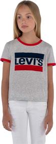 img 3 attached to 👚 Levis Sportswear Heather Ringer T-Shirt for Girls in Tops, Tees & Blouses