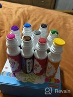 img 1 attached to Non-Toxic Water-Based Paint Dauber Washable Dot Markers Set For Toddlers Kids Preschool - 10 Colors 2 Oz With 48 Pages Tearable Activity Book Arts And Crafts Kits Supplies. review by Luis Shreibman