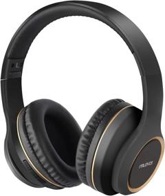 img 4 attached to 🎧 FMLOVES Active Noise Cancelling Headphones, Bluetooth 5.0 Over Ear Wireless Headphones with 30-Hour Playtime, Deep Bass, Foldable Wireless Headset, CVC 6.0 Mic, ANC Headphones for Travel and Work