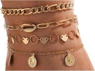 1 5pcs anklets jewelry bracelets adjustable logo