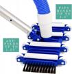 bebekula 15": weighted flexible pool vacuum head w/ side brushes - perfect for cleaning debris from pool floors! logo