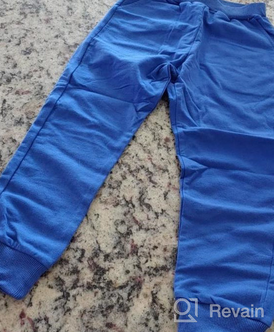 img 1 attached to 👖 OdilMacy Unisex Elastic Toddler Sweatpants for Boys' Clothing and Pants review by David Lamfers