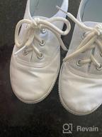 img 1 attached to Je-Gou Unisex White Canvas Lace-up Sneakers for Toddlers and Little Kids review by Shane Hartford