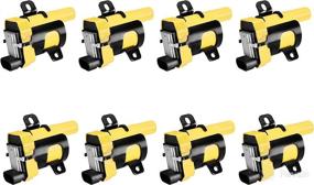 img 4 attached to ENA Set of 8 Heavy Duty Round Ignition Coil Pack for GMC Chevrolet Sierra 1500 5.3L 1999-2007 and Express 2500 3500 6.0L 2003-2007