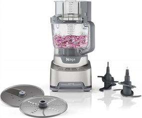 img 4 attached to Ninja NF701 Professional Food Processor: 1200W Power, 4 Functions, 12-Cup Bowl, 2 Blades & Discs, Silver