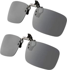 img 4 attached to Enhanced Vision with Polarized Metal Sunglasses Prescription Glasses