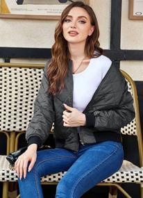 img 3 attached to Zeagoo Womens Classic Quilted Jacket Women's Clothing - Coats, Jackets & Vests