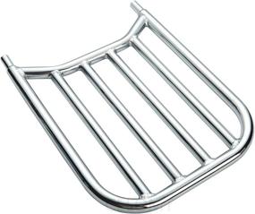 img 3 attached to 🛵 Chrome Backrest Sissy Bar Luggage Rack for Indian Chieftain Chief Springfield Roadmaster Dark Horse Classic Vintage (2014-2019)