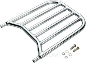 img 4 attached to 🛵 Chrome Backrest Sissy Bar Luggage Rack for Indian Chieftain Chief Springfield Roadmaster Dark Horse Classic Vintage (2014-2019)