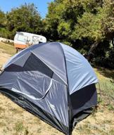 img 1 attached to Waterproof Camping Dome Tent For Families: AsterOutdoor 3/4/6 Person Tent review by Jeremy Flint