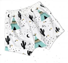 img 1 attached to AYIYO Summer Baby Fruit Print Cotton Tank Tops + Shorts Harem Pants Set