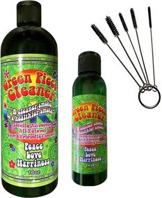 img 2 attached to Green Piece Cleaner: All Natural 16 oz Glass Cleaner with Free Travel Size, 4 oz Refill, and Pipe Cleaner - Perfect for Water Pipes and Bubblers!