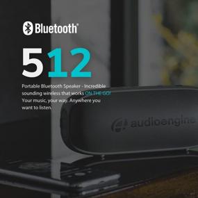 img 3 attached to Audioengine 512 Outdoor Wireless Bluetooth Speaker, портативная музыкальная система мощностью 20 Вт, дальность действия 100 футов, время автономной работы 12 часов (черный)