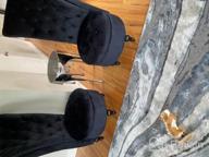img 1 attached to Stylish Aluminum Drip Accent Table With Melting Designed Legs And Shaded Glass Top review by Lacey Rinehart